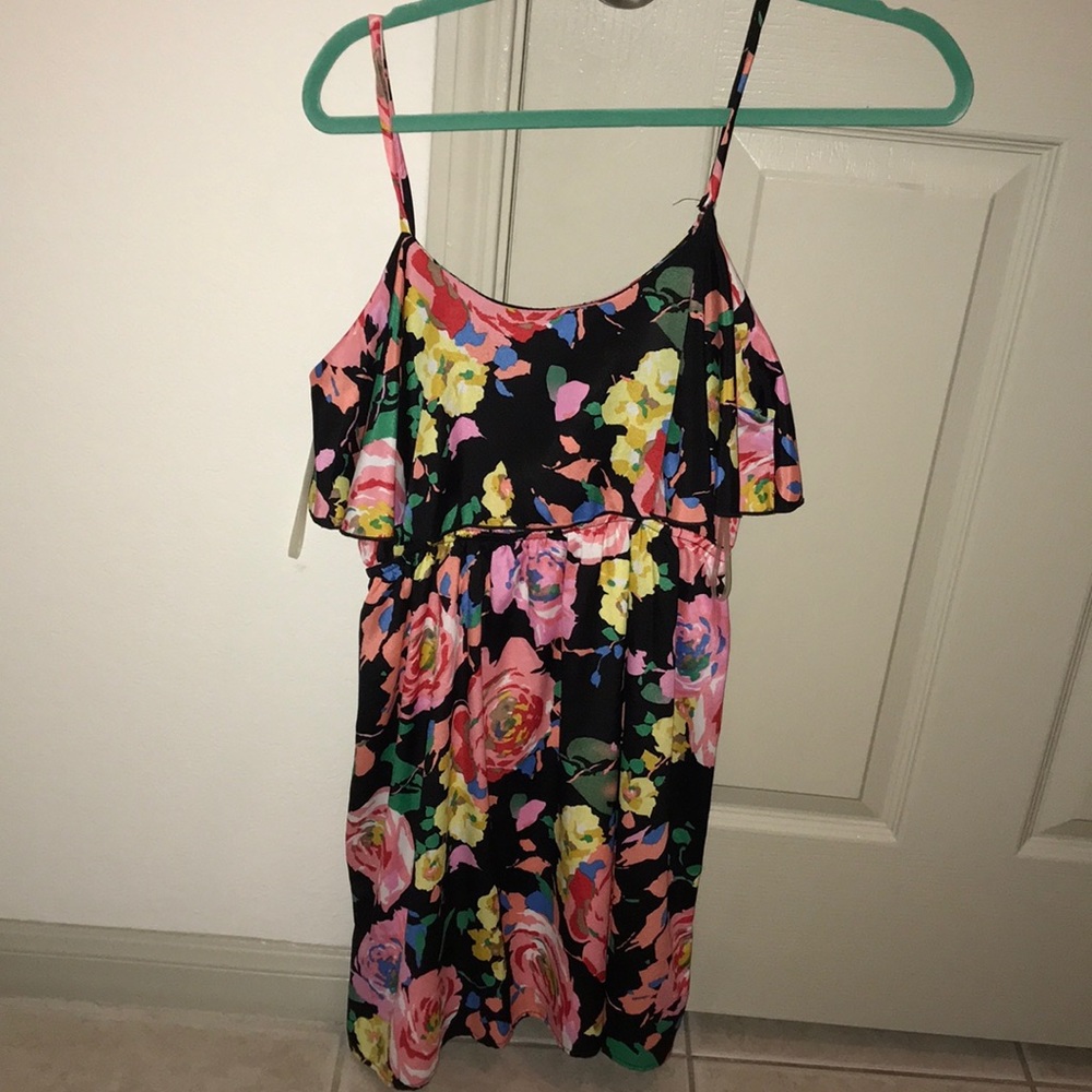 Colorful roses dress🌈